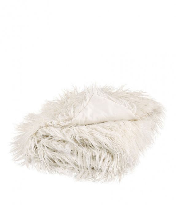 Hovedbilde Pelspledd MONGOLIAN CREAM 130x150