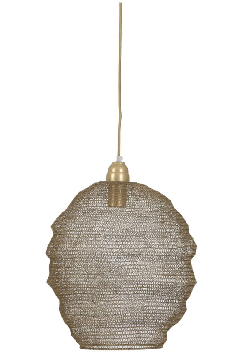 NINA wire antique bronze - Hanging lamp 38x42 cm