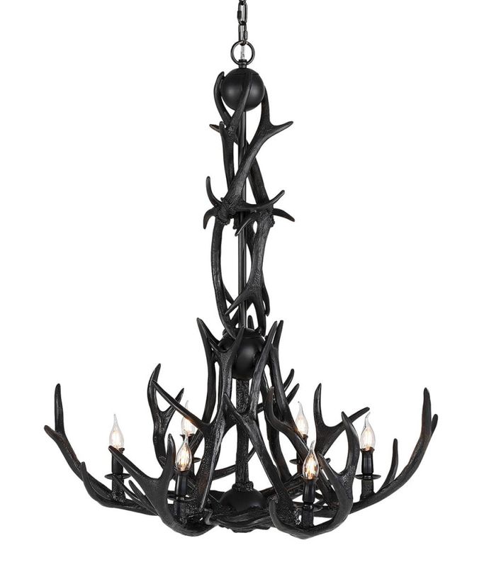 ANTLER CHANDELIER taklampe Black  82-50519