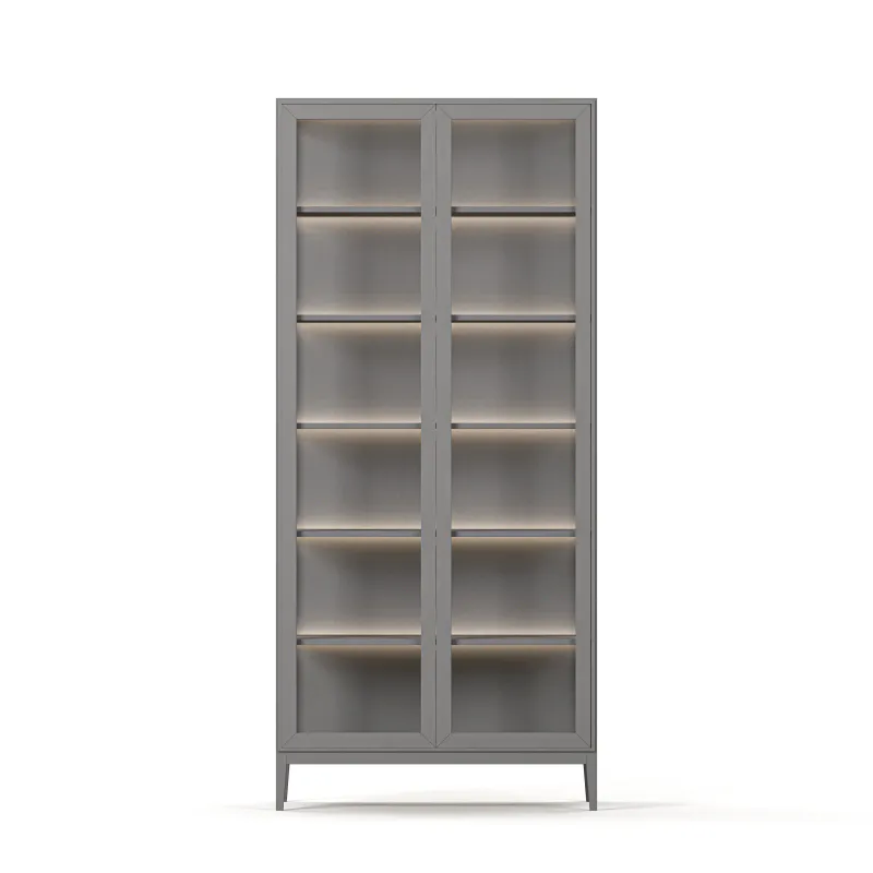 Edge 2.0 Vitrineskap med led lys 739