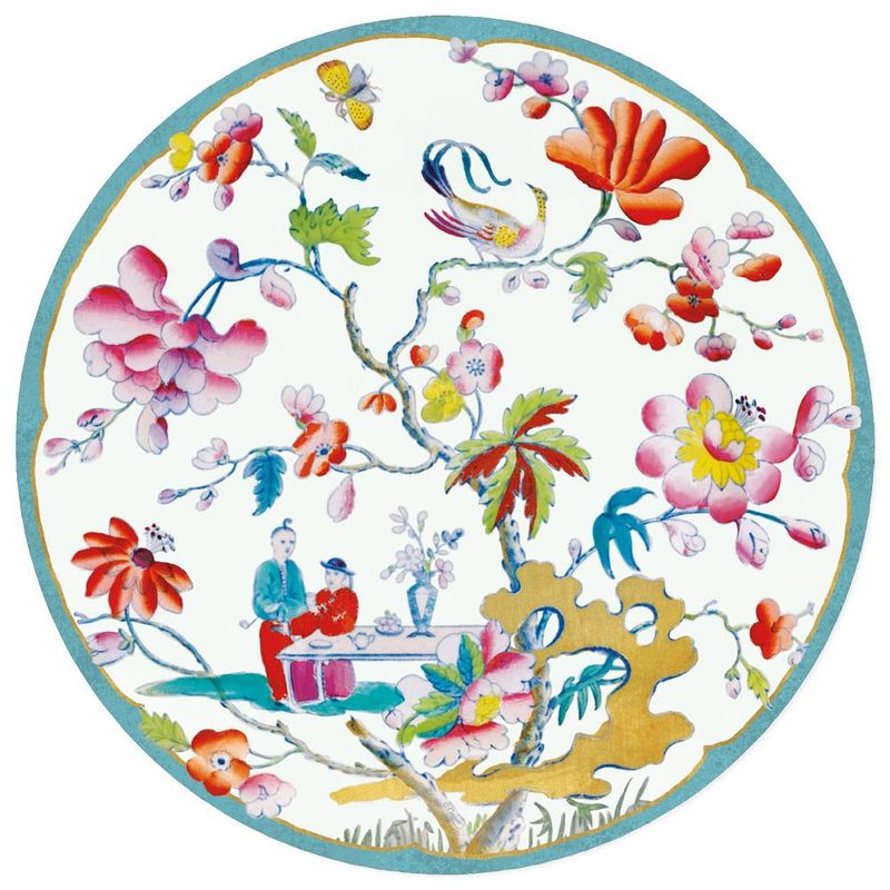 Coasters / dekkebrikke m/ sommerpalass 4 stk