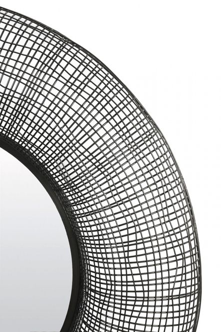 Hovedbilde Mirror Ø89x12 cm SAMAT black 7312812