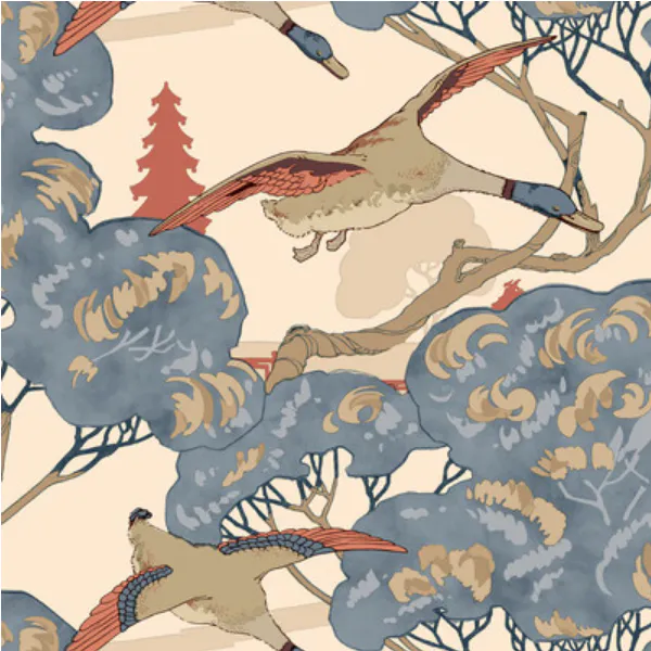 Hovedbilde Tapet GRAND FLYING DUCKS / JUBILEE DESIGN CODE ...