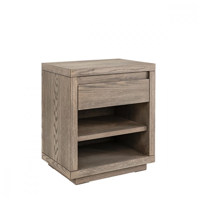 HUNTER Bedside table oak grey nattbord - sidebord
