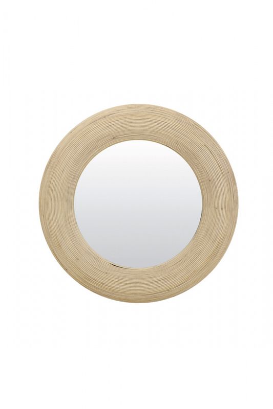 Mirror Ø71x4,5 cm PIEDRE rattan natural 7311684
