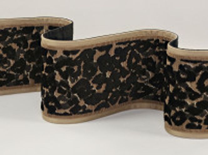 Hovedbilde Leopard Velvet Braid Kohl trimmings