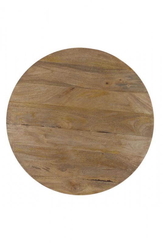 6767964 - Coffee table Ø70x40 cm BICABA wood matt dark brown