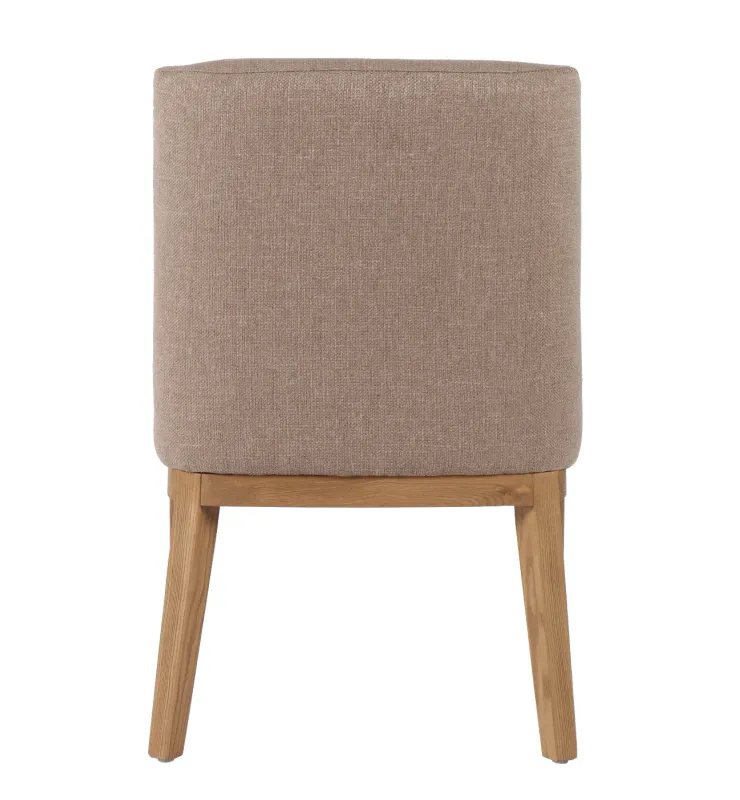 Spisestol York natur ask Breezer Taupe B55 D57 H85 SH48cm 