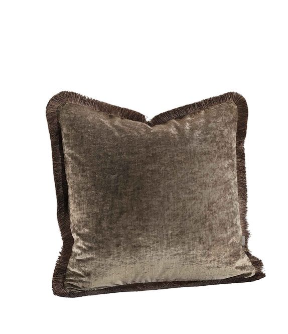 Hovedbilde GARDA VELVET TAUPE putetrekk i 50x50