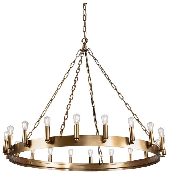 Hovedbilde Taklampe Crown i messing 105Ø cm 82-50140