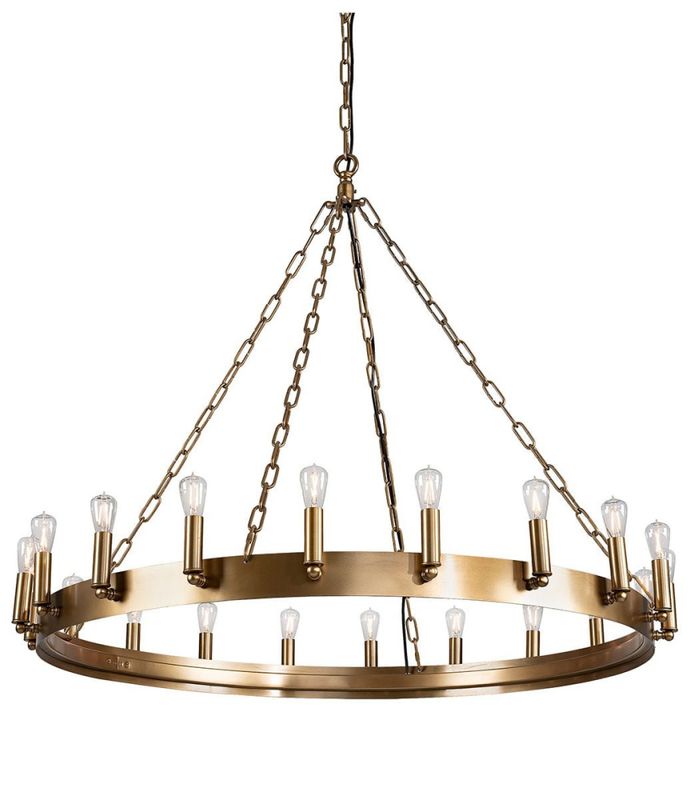 Taklampe Crown i messing 105Ø cm 82-50140