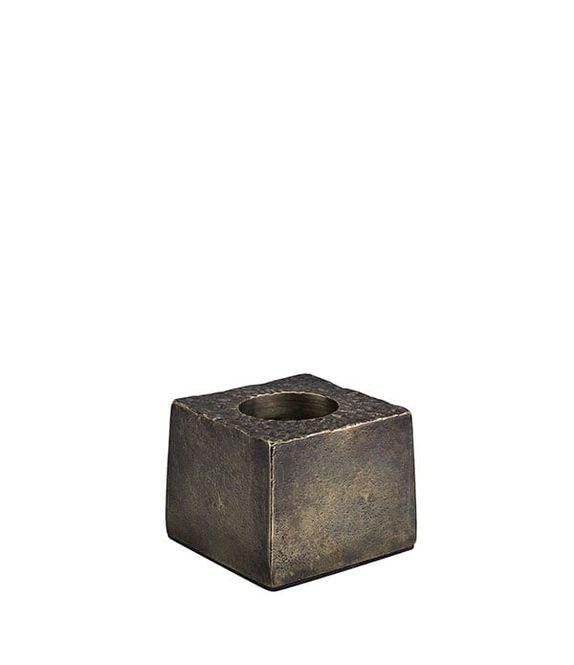 Hovedbilde TEALIGHT Antique brass. Metall.