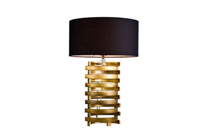 Hovedbilde Bordlampe Nevada gull h73cm uten skjerm