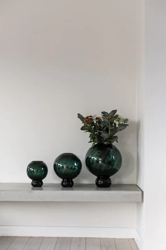 Meadow Swirl Vase - Green Large  SKU: 3247