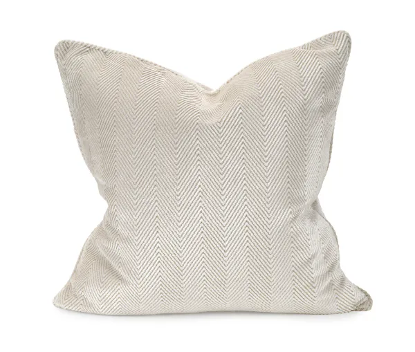 Hovedbilde  Pute 53x53 Herringbone Ivory  Varenr.  220-5353 