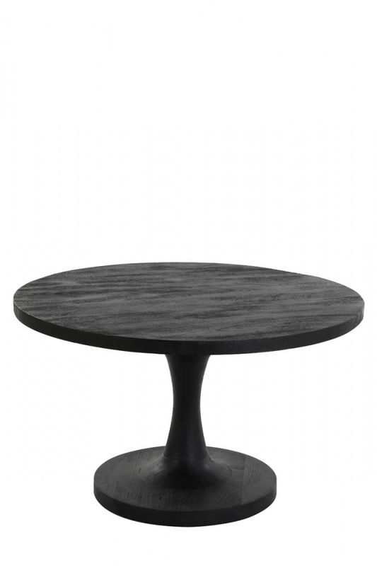6767912 - Coffee table Ø70x40 cm BICABA wood black