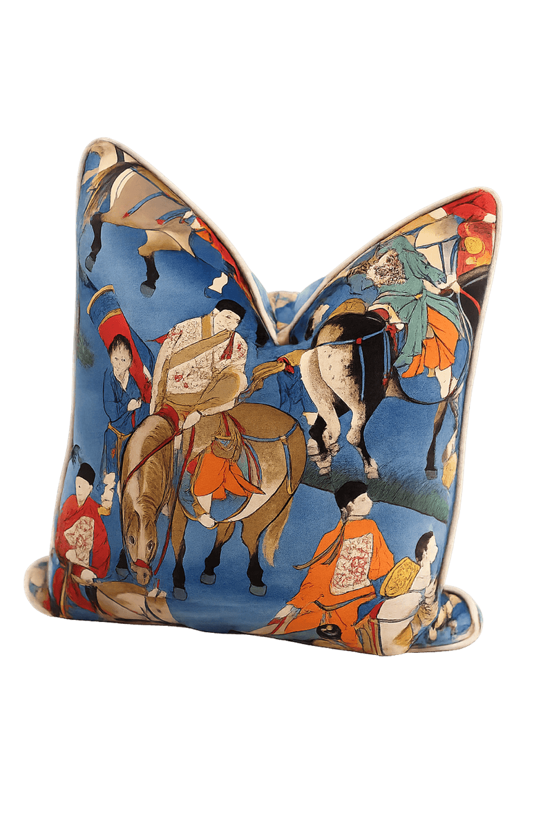 Putetrekk i Les Cavaliers Velours fra Manuel Canovas 50x50