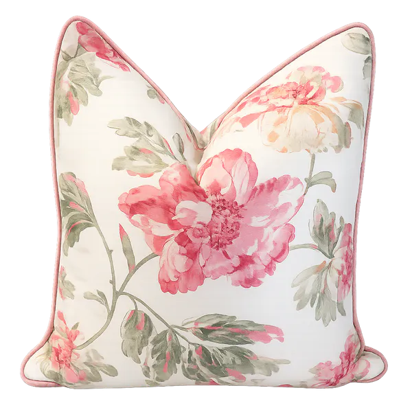 Hovedbilde Putetrekk i Bettina F4959-01 Pink/Green 50x50