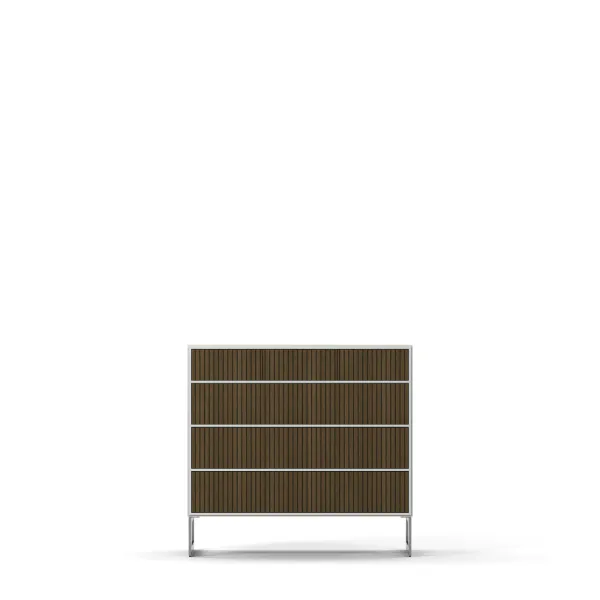Hovedbilde Line kommode  Burned Walnut White 92b 42d 86h  ...