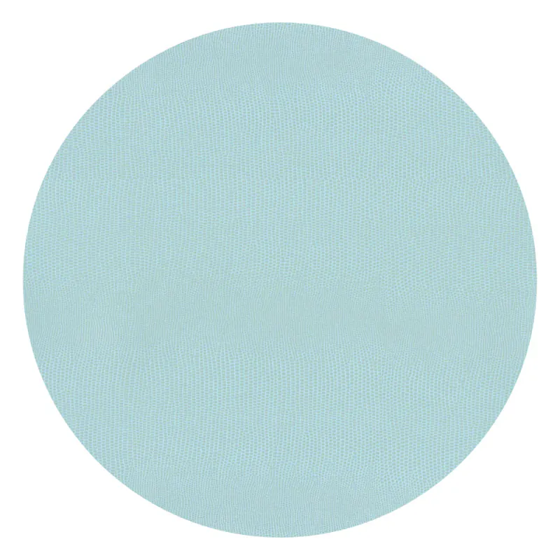  Soft Aqua Lizard Round Placemat - 1 Per Package SKU: 4026PMR  b