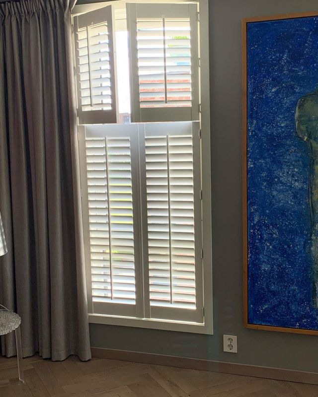 Inspirasjon shutters - høye vinduer 