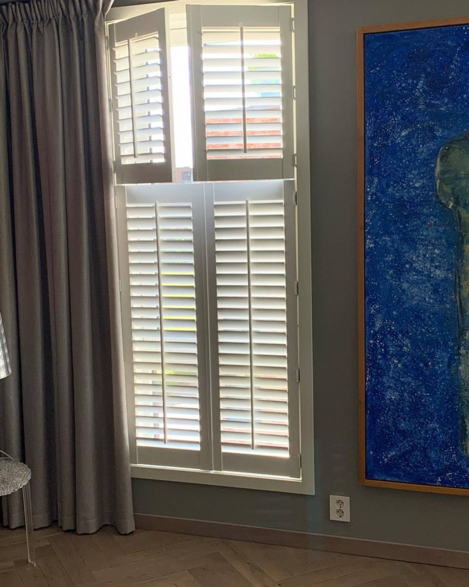 Inspirasjon shutters - høye vinduer 