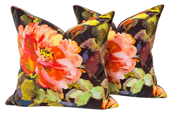 Hovedbilde Puter i Gertrude Rose Sepia fra Designers Guild ...
