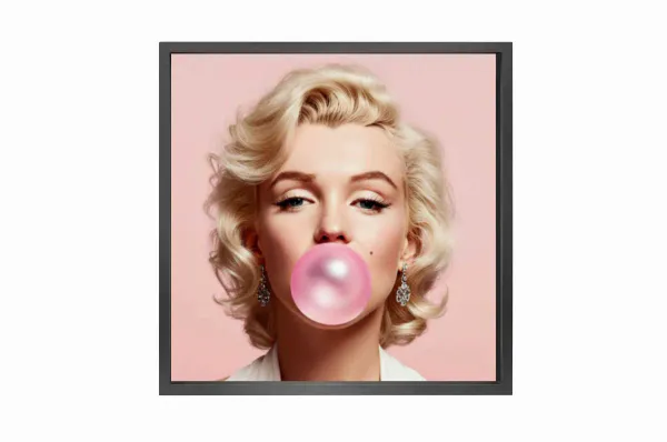 Hovedbilde Canvas picture 5cm black frame MARILYN MONROE 120 ...