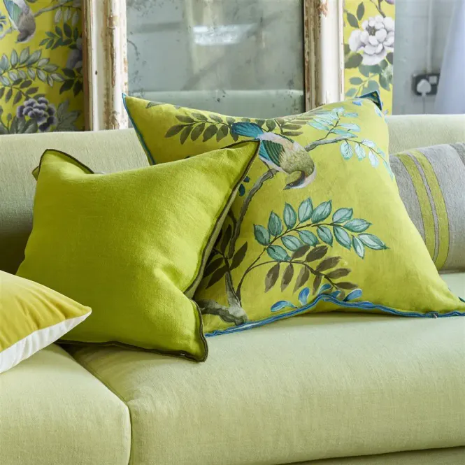 Hovedbilde PORCELAINE DE CHINE ALCHEMILLA LINEN CUSHION ...