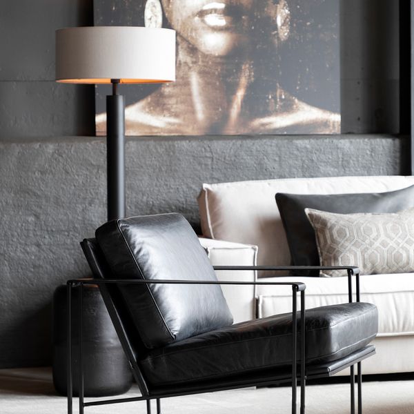 Bilde av MILAN Floor Lamp black uten skjerm