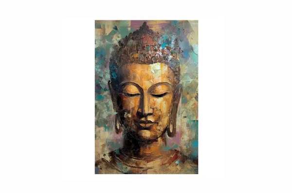 Hovedbilde Glass picture buddha I - 80cm x 120cm Produktnr.: ...