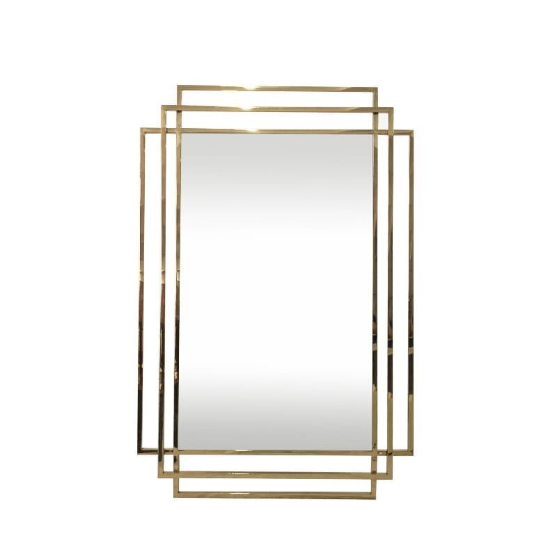 Speil New Jersey gold metall ramme 80cm x 120cm x 3,5cm