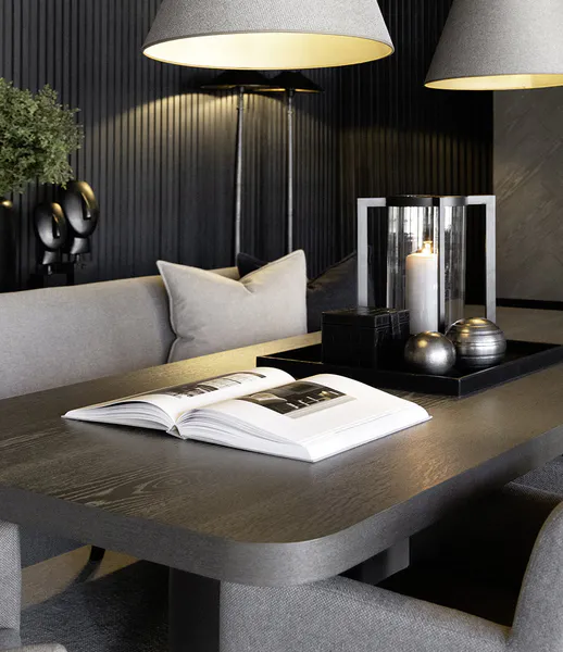 Hovedbilde Spisebord - CLOUD spisebord i dark grey 240x110 x ...
