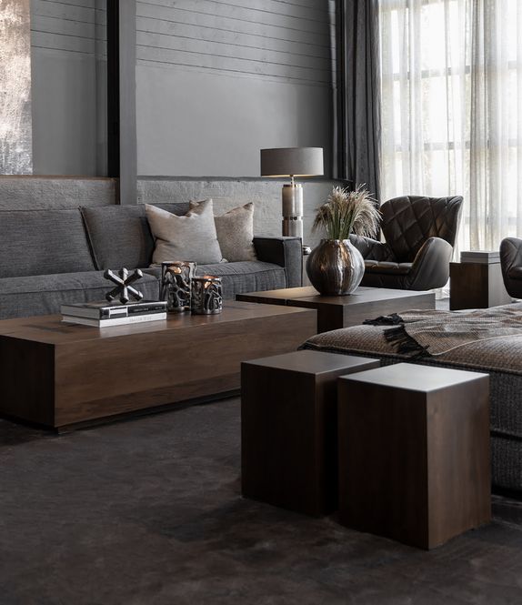 Hovedbilde MADDOX sofabord i valnøttfiner mål: 150x80x35 h ...
