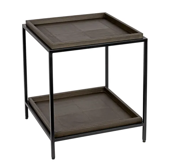 Hovedbilde Sidebord black frame 50cm x 50cm x 55cm Brown ...