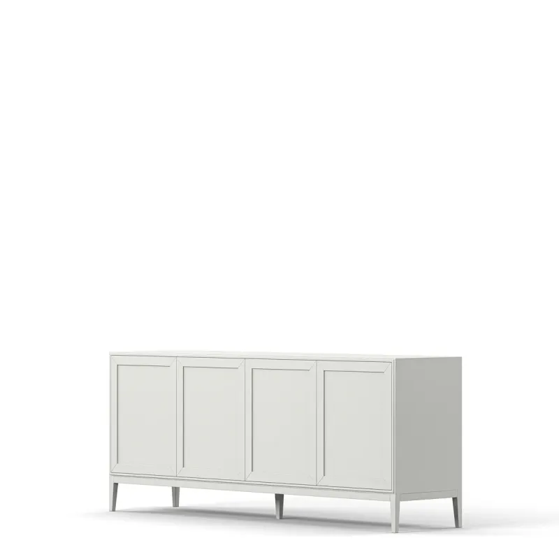 Edge 2.0 skjenk med 4 dører hvit  704DB