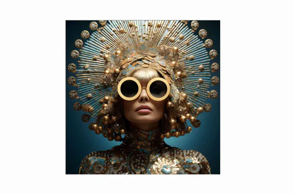 Hovedbilde Glass picture Future Fashion 120cm x 120cm ...