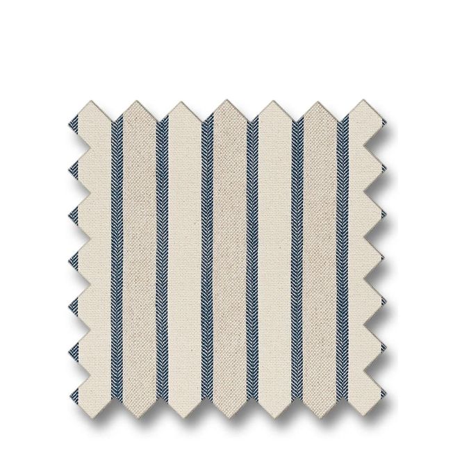 Hovedbilde LOTUS HERRINGBONE STRIPE metervare stoff fra ...