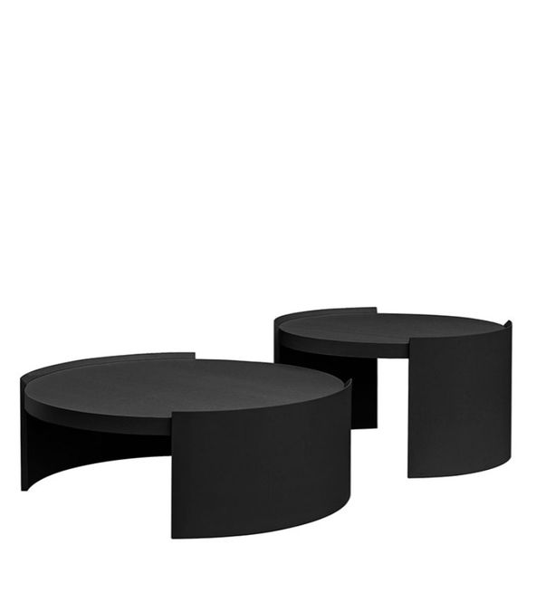 Hovedbilde OAKLAND sofabord black Ø100 06-96019